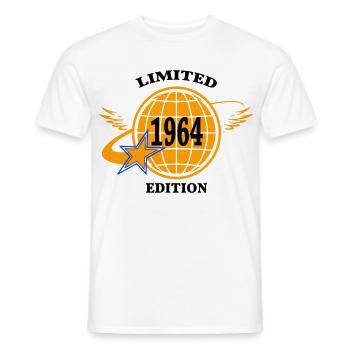 1964 - T-shirt homme - blanc - Devant - AI Model Male 178 dark (178cm)