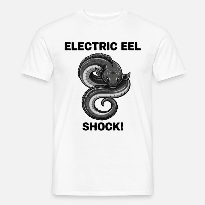 Electric Eel Shock Eel - Men’s T-shirt - white
