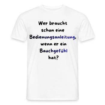 Instandhaltung T-Shirt Lustiges Geschenk Handwerk! - Männer T-Shirt - Weiß - Vorne - AI Model Male 178 dark (178cm)