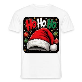 HoHoHo Santa Style - Männer T-Shirt - Weiß - Vorne - AI Model Male 178 dark (178cm)