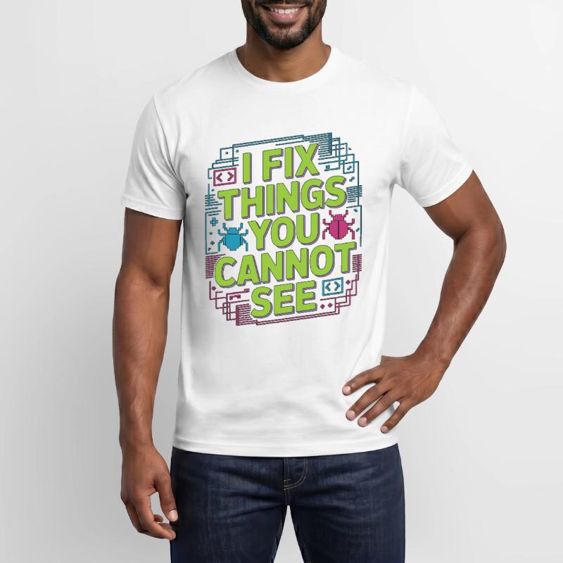 Game Developer I Fix Things Software Developer Men's T-Shirt