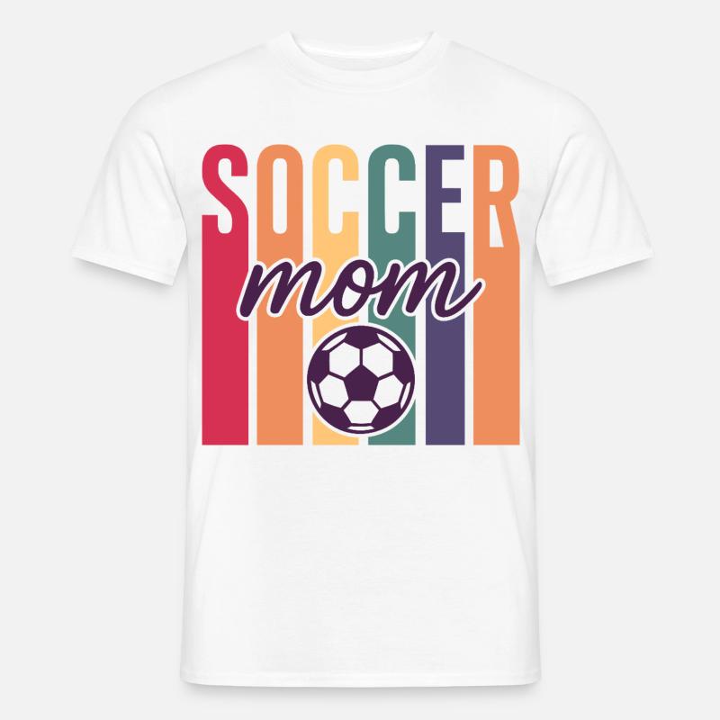 Fußball Mutter - Männer T-Shirt - Weiß