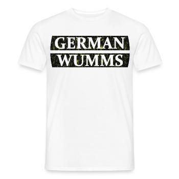 German Wumms - Men's T-Shirt - white - Front - AI Model Male 178 dark (178cm)