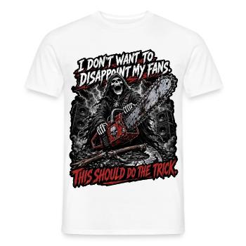 Ça devrait faire l’affaire - T-shirt homme - blanc - Devant - AI Model Male 178 dark (178cm)