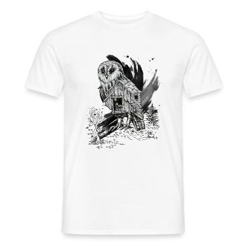House Sparrow T-Shirt - Männer T-Shirt - Weiß - Vorne - AI Model Male 178 dark (178cm)