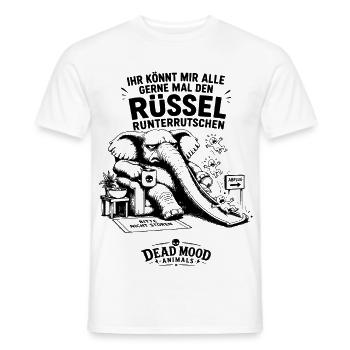 Sarkasmus-Fans, Kaffeeliebhaber & Kollegen - Männer T-Shirt - Weiß - Vorne - AI Model Male 178 dark (178cm)