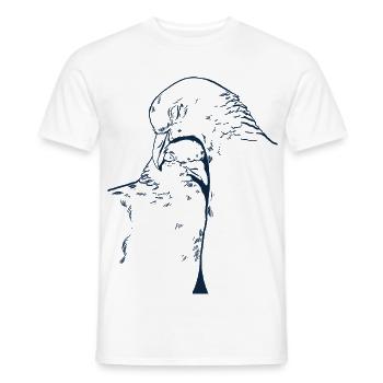 LE PROTECTEUR - T-shirt homme - blanc - Devant - AI Model Male 178 dark (178cm)