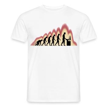 Programmers – Coding Developers & Computer Scientists - Men's T-Shirt - white - Front - AI Model Male 178 dark (178cm)