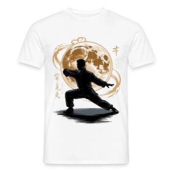 Tai Chi Zen Meditation – Chi Qigong Training - Männer T-Shirt - Weiß - Vorne - AI Model Male 178 dark (178cm)