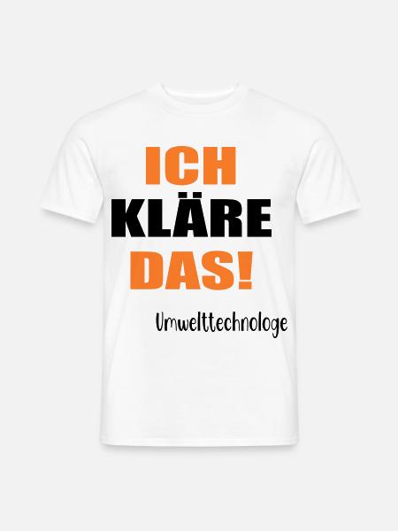 Umwelttechnologe Abwasser - Männer T-Shirt - Weiß
