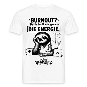 Medizin- und Bürohumor | Sarkasmus Geschenk - Männer T-Shirt - Weiß - Vorne - AI Model Male 178 dark (178cm)