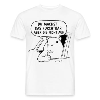 Ironisches Geschenk für Kollegen im Büro - Männer T-Shirt - Weiß - Vorne - AI Model Male 178 dark (178cm)