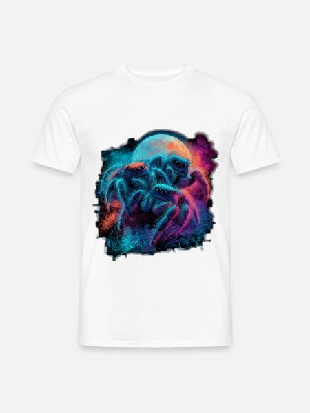 Springspinnen Trio Vollmond Kawaii Anime Chibi Par - Männer T-Shirt - Weiß
