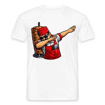 Dabbing Türkischer Dönerverkäufer - Männer T-Shirt - Weiß - Vorne - AI Model Male 178 dark (178cm)