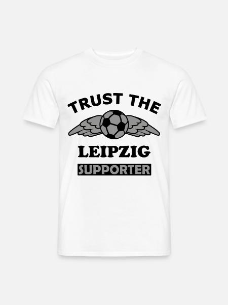 Leipzig Unterstützer - Männer T-Shirt - Weiß