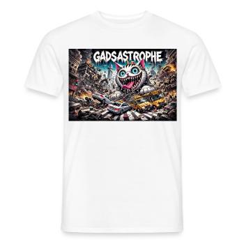 Gadsastrophe Quer - Männer T-Shirt - Weiß - Vorne - AI Model Male 178 dark (178cm)