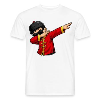 Dabbing Chinese - Männer T-Shirt - Weiß - Vorne - AI Model Male 178 dark (178cm)