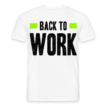 Neon-limettengrüner geometrischer Farbausbruch - Männer T-Shirt - Weiß - Vorne - AI Model Male 178 dark (178cm)