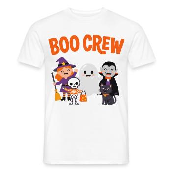 Boo Crew Halloween-Freunde - Männer T-Shirt - Weiß - Vorne - AI Model Male 178 dark (178cm)