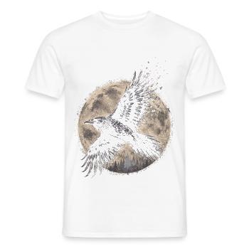 Rabe Raben - Männer T-Shirt - Weiß - Vorne - AI Model Male 178 dark (178cm)