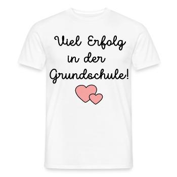 Einschulung Grundschule Schulkind - Männer T-Shirt - Weiß - Vorne - AI Model Male 178 dark (178cm)