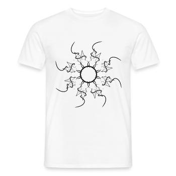 Bloom Sigil - Männer T-Shirt - Weiß - Vorne - AI Model Male 178 dark (178cm)