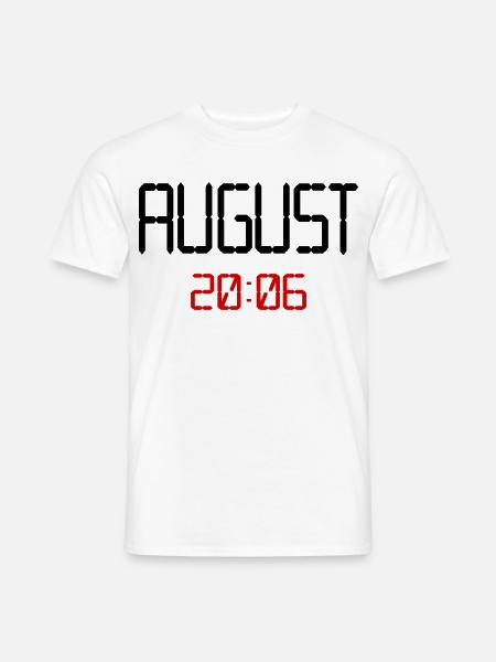 August 2006, 20th birthday - Men's T-Shirt - white