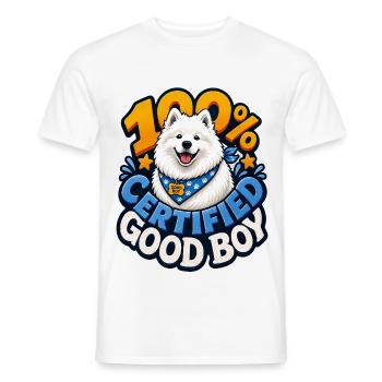 Samojeden - Männer T-Shirt - Weiß - Vorne - AI Model Male 178 dark (178cm)