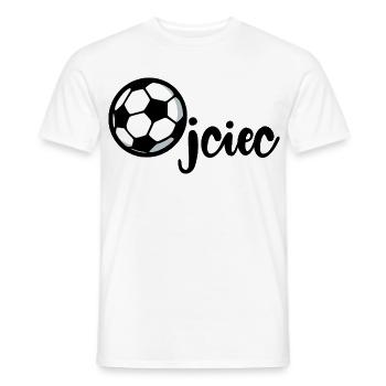 Fußball Papa Papa - Männer T-Shirt - Weiß - Vorne - AI Model Male 178 dark (178cm)