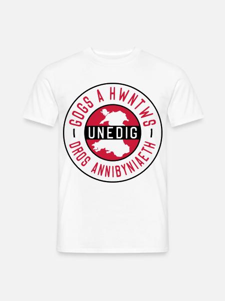 Gogs A Hwntws Unedig Dros Annibyniaeth - Men's T-Shirt - white