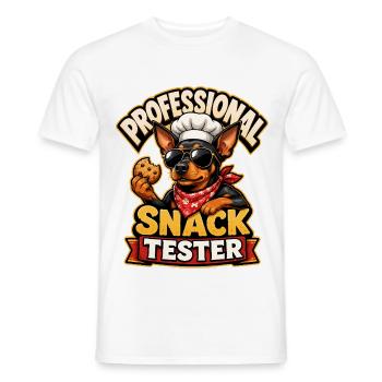 Miniature Pinscher - Men's T-Shirt - white - Front - AI Model Male 178 dark (178cm)