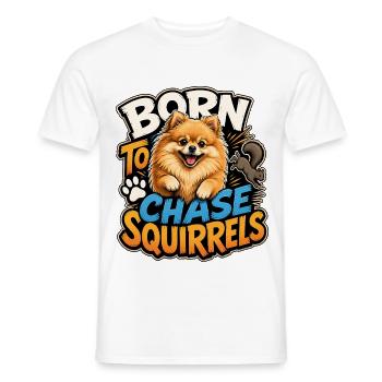 Poméranie - T-shirt homme - blanc - Devant - AI Model Male 178 dark (178cm)