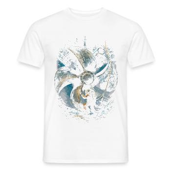 Commercial Diver Industrial Diver - Men's T-Shirt - white - Front - AI Model Male 178 dark (178cm)