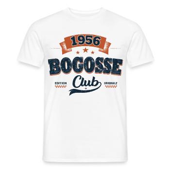 70 Years Man Gift 1956 – Bogosse Club - Men's T-Shirt - white - Front - AI Model Male 178 dark (178cm)