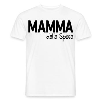 Mamma della Sposa, Italia - Männer T-Shirt - Weiß - Vorne - AI Model Male 178 dark (178cm)