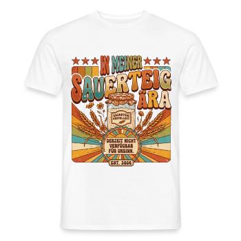 In meiner Sauerteig-Ära Starter nicht verfügbar - Männer T-Shirt - Weiß - Vorne - AI Model Male 178 dark (178cm)