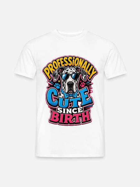 Dalmatiner - Männer T-Shirt - Weiß