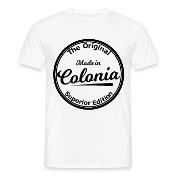 Kölner Kind - Männer T-Shirt - Weiß - Vorne - AI Model Male 178 dark (178cm)