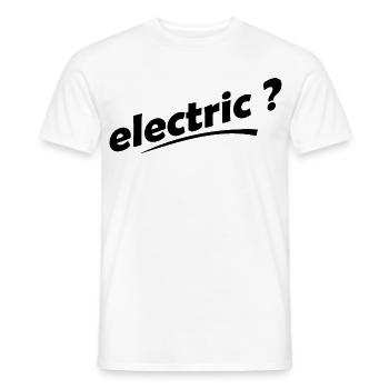 Elektrische Autos - Männer T-Shirt - Weiß - Vorne - AI Model Male 178 dark (178cm)