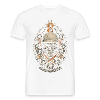 Industriemechaniker Maschinenmonteur - Männer T-Shirt - Weiß - Vorne - AI Model Male 178 dark (178cm)