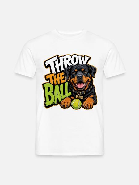 Rottweiler - Männer T-Shirt - Weiß