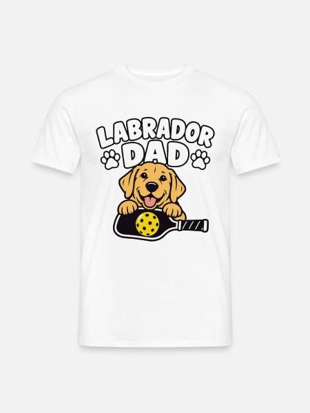 Pickleball Platz Leidenschaft Trendsport - Männer T-Shirt - Weiß