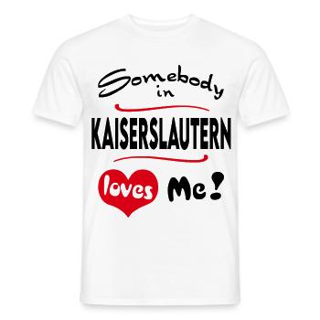 Kaiserslautern Stadt Urban T-Shirt City Heimatlieb - Männer T-Shirt - Weiß - Vorne - AI Model Male 178 dark (178cm)
