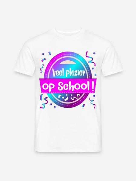 Viel Spaß in der Schule - Männer T-Shirt - Weiß