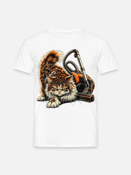 Höflichkeit: abgeschaltet, wie der Staubsauger - Männer T-Shirt - Weiß