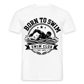 Schwimmen Swim Club - Männer T-Shirt - Weiß - Vorne - AI Model Male 178 dark (178cm)