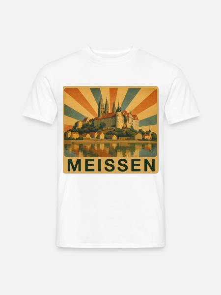 Meissen Meißen - Männer T-Shirt - Weiß