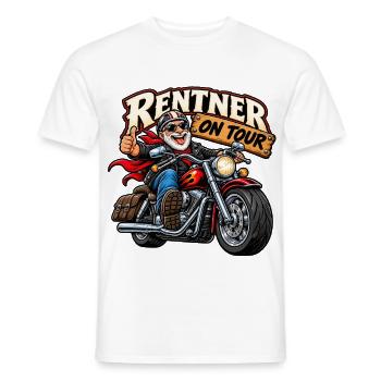 Rentner on Tour - Männer T-Shirt - Weiß - Vorne - AI Model Male 178 dark (178cm)