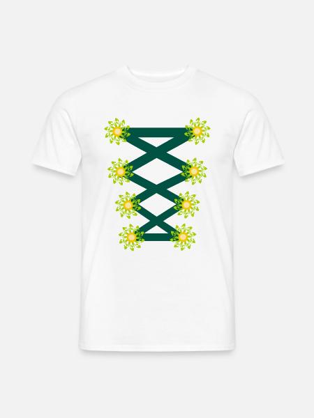 Ersatz Dirndl - Männer T-Shirt - Weiß