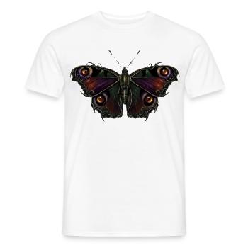 Gotische Schmetterlingsaugen - Männer T-Shirt - Weiß - Vorne - AI Model Male 178 dark (178cm)